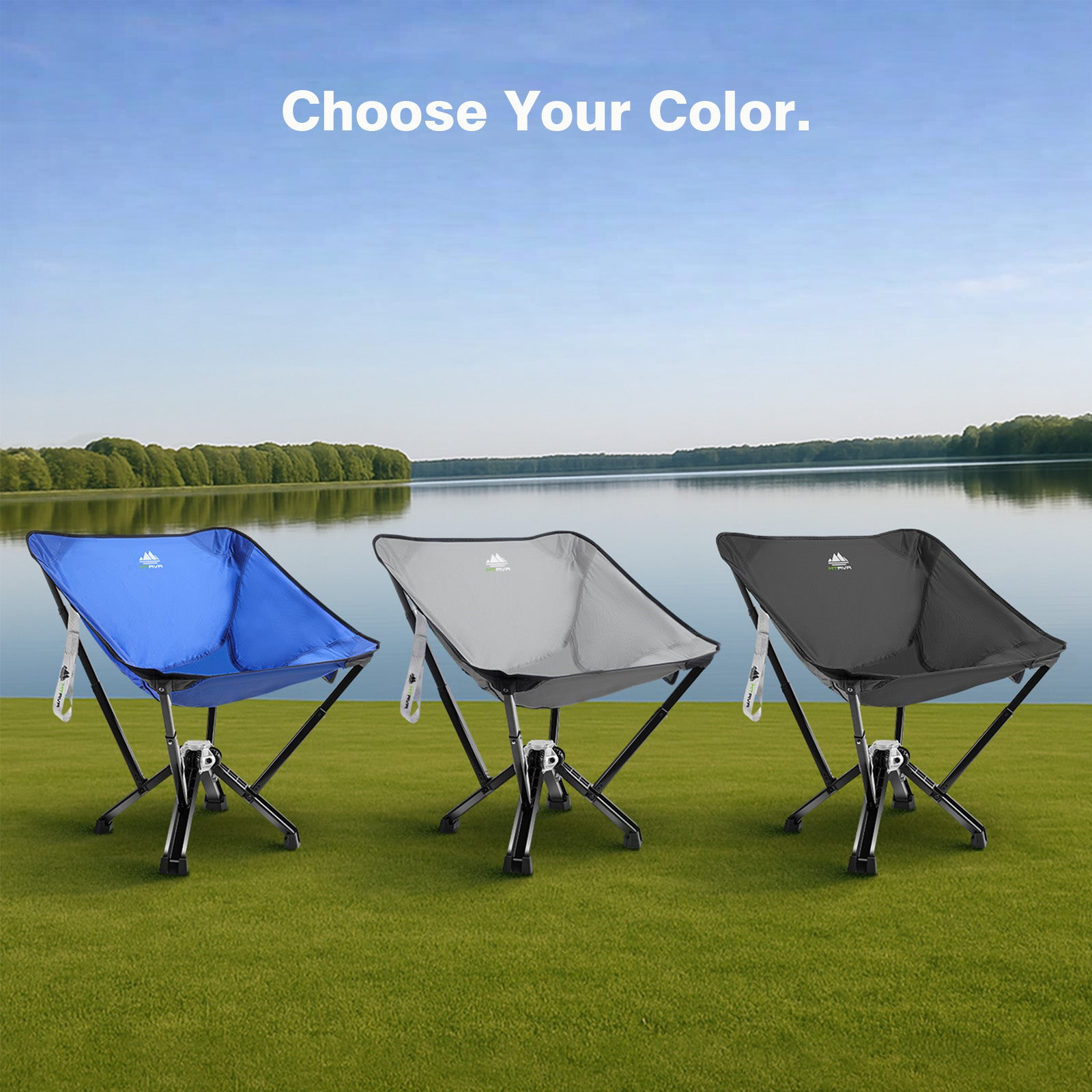 MTRVR Classic Camping Chair A - Heavy Duty Folding Chair 450 lbs Capacity