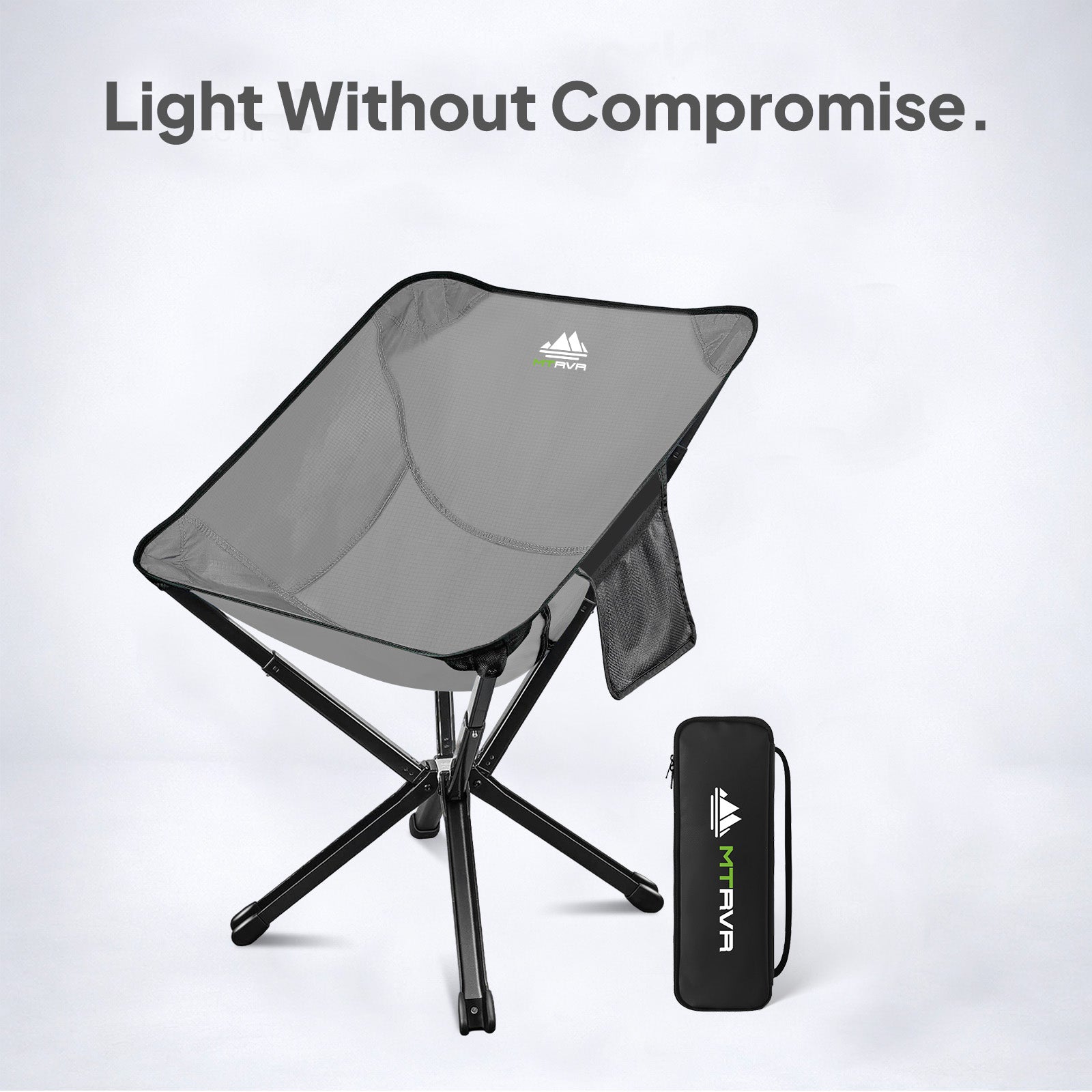MTRVR Ultralight Backpacking Chair E - Compact Camping Chair 200 lbs