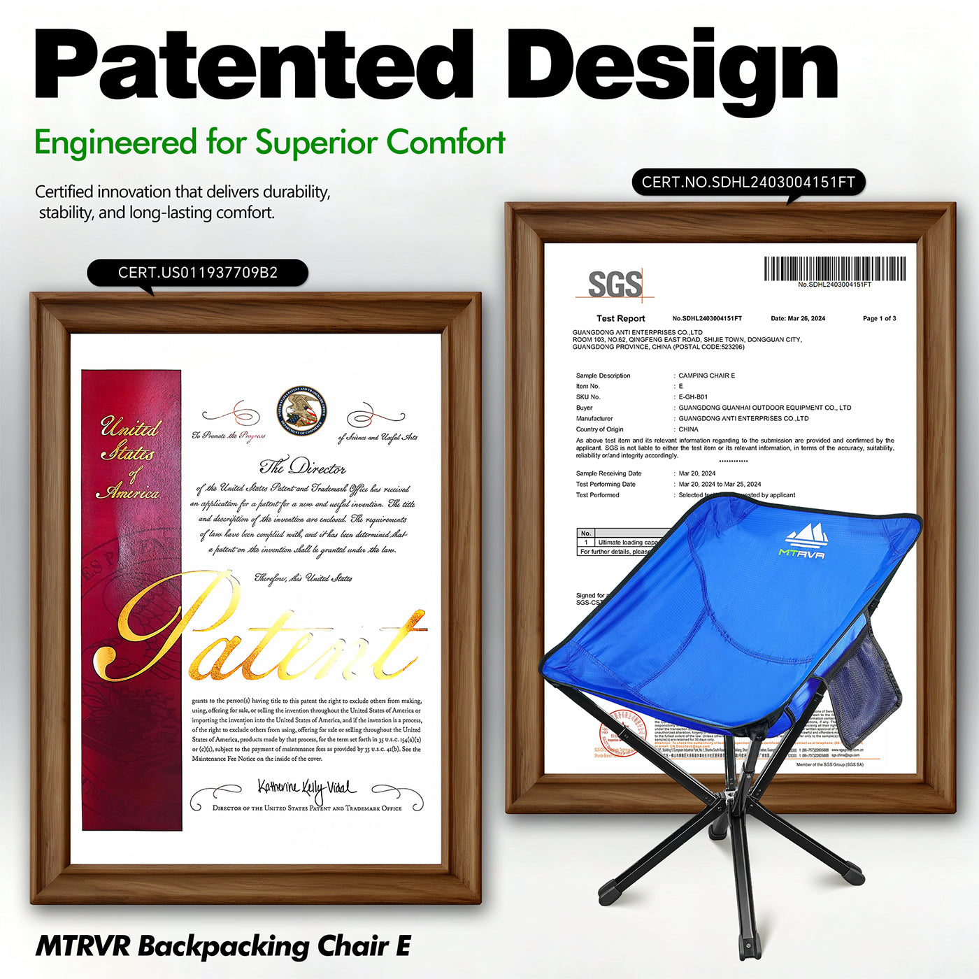 MTRVR Backpacking Chair E