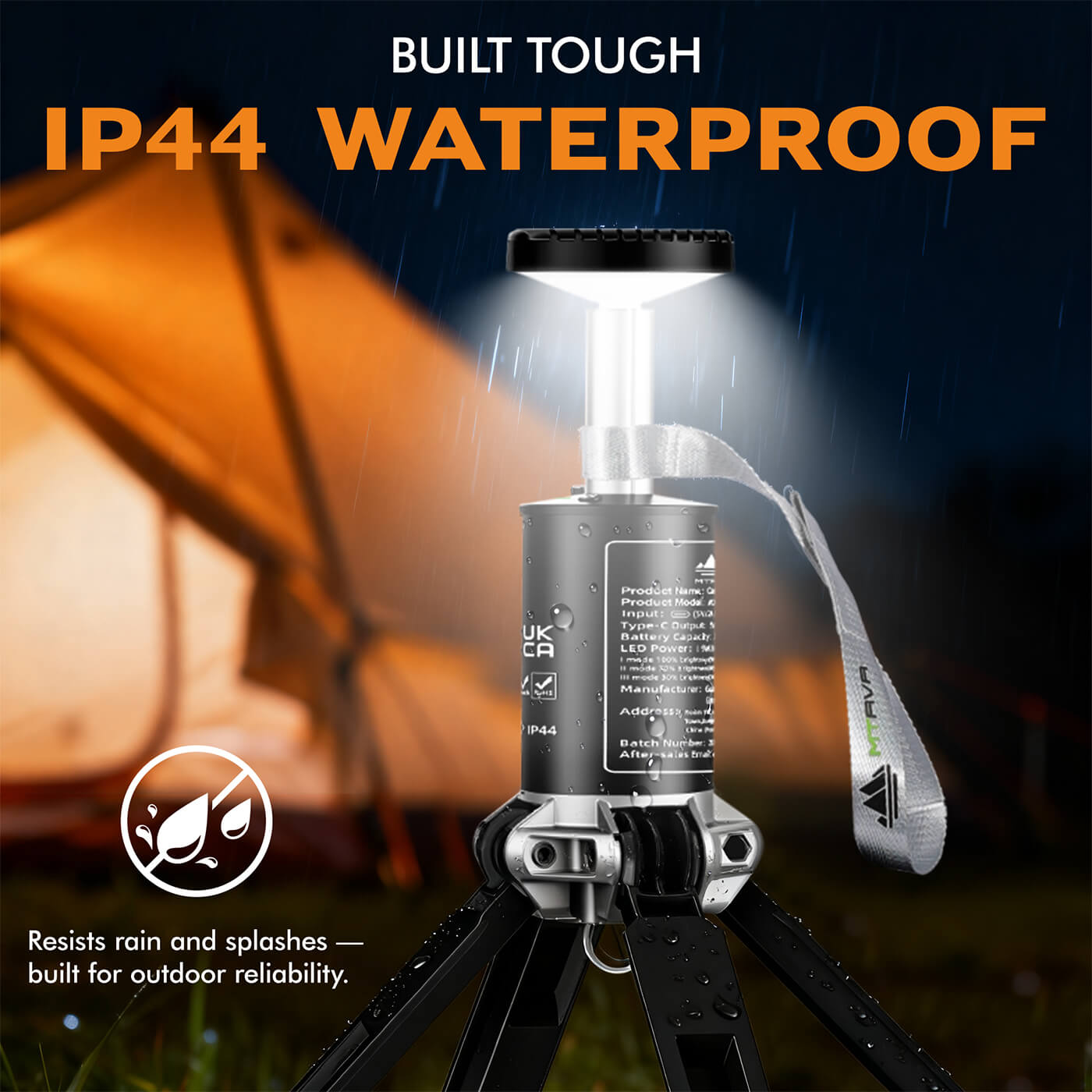 MTRVR Camping Light