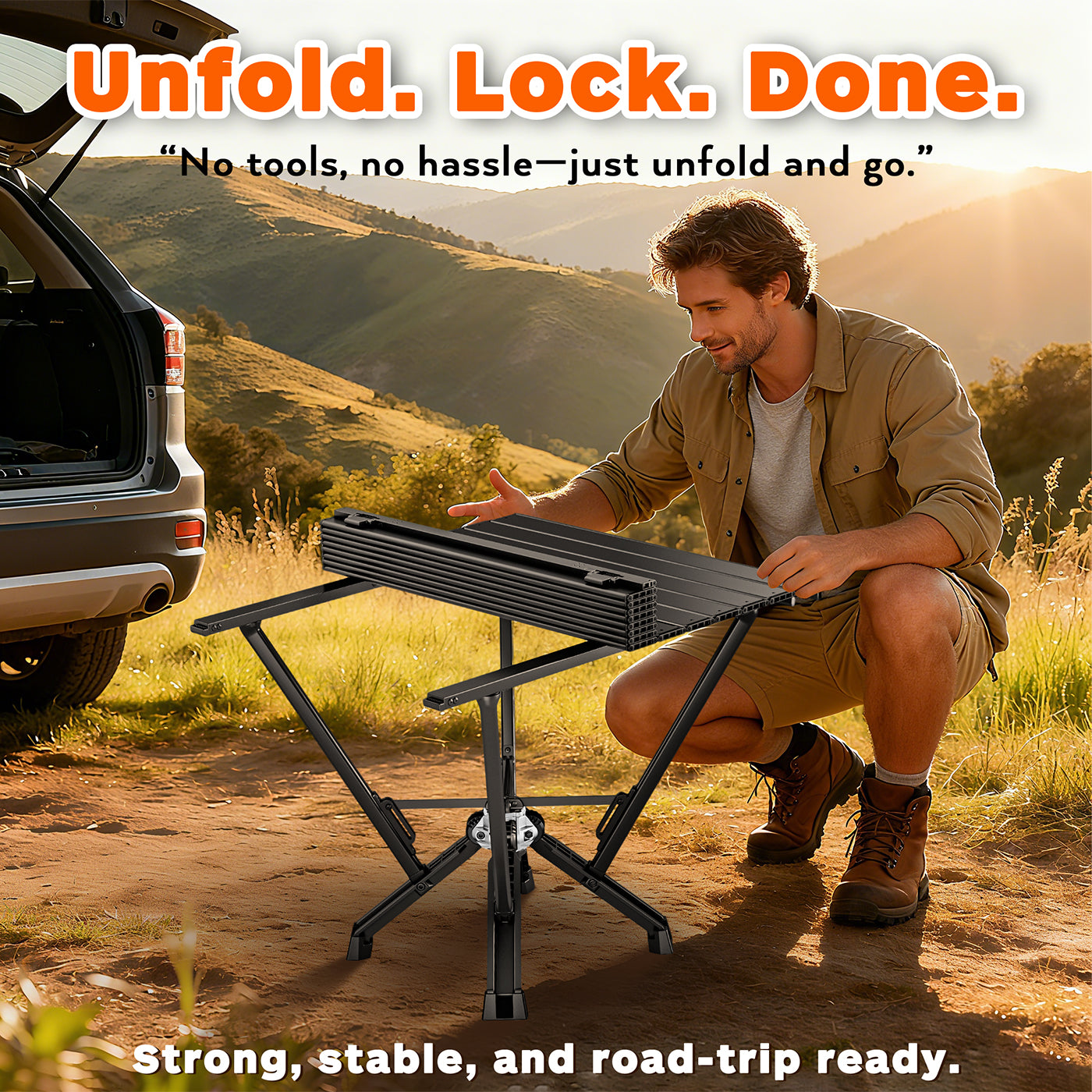 MTRVR Long Folding Table