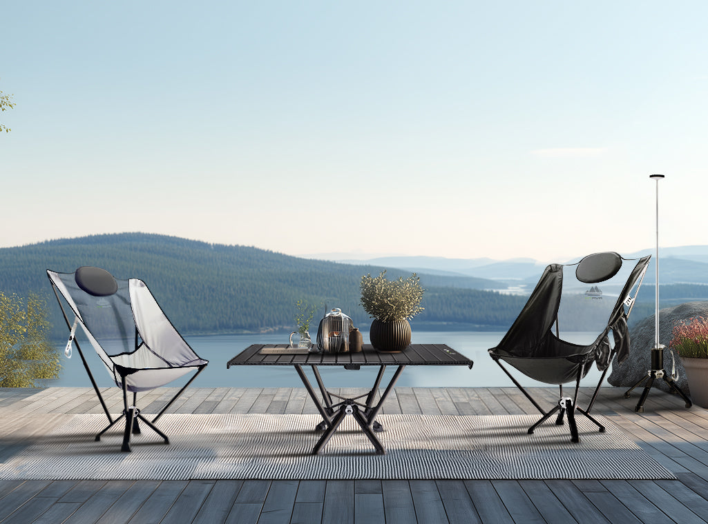 MTRVR Premium Folding Camping Chair for Heavy Big Guys