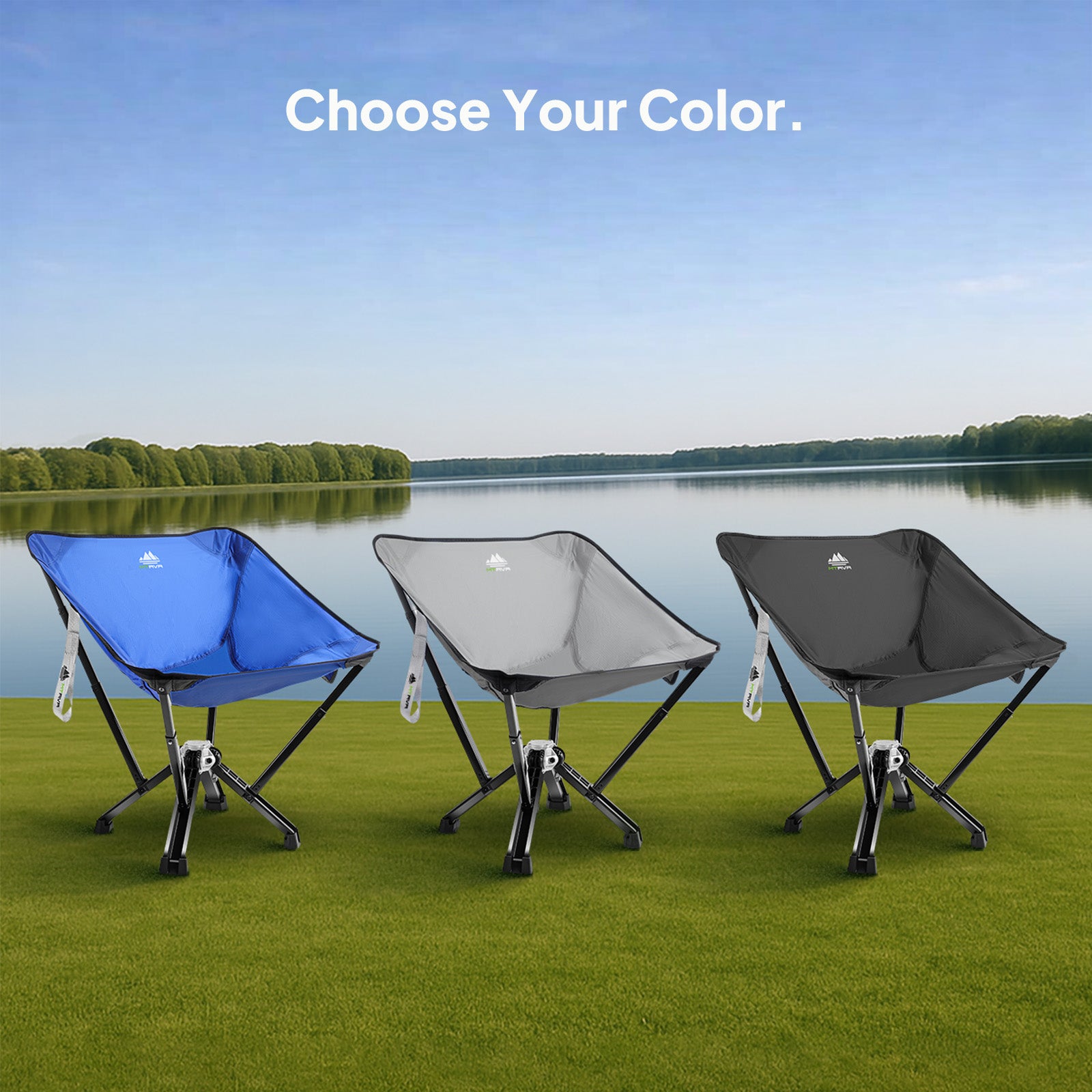 MTRVR Classic Camping Chair A - Heavy Duty Folding Chair 450 lbs Capacity