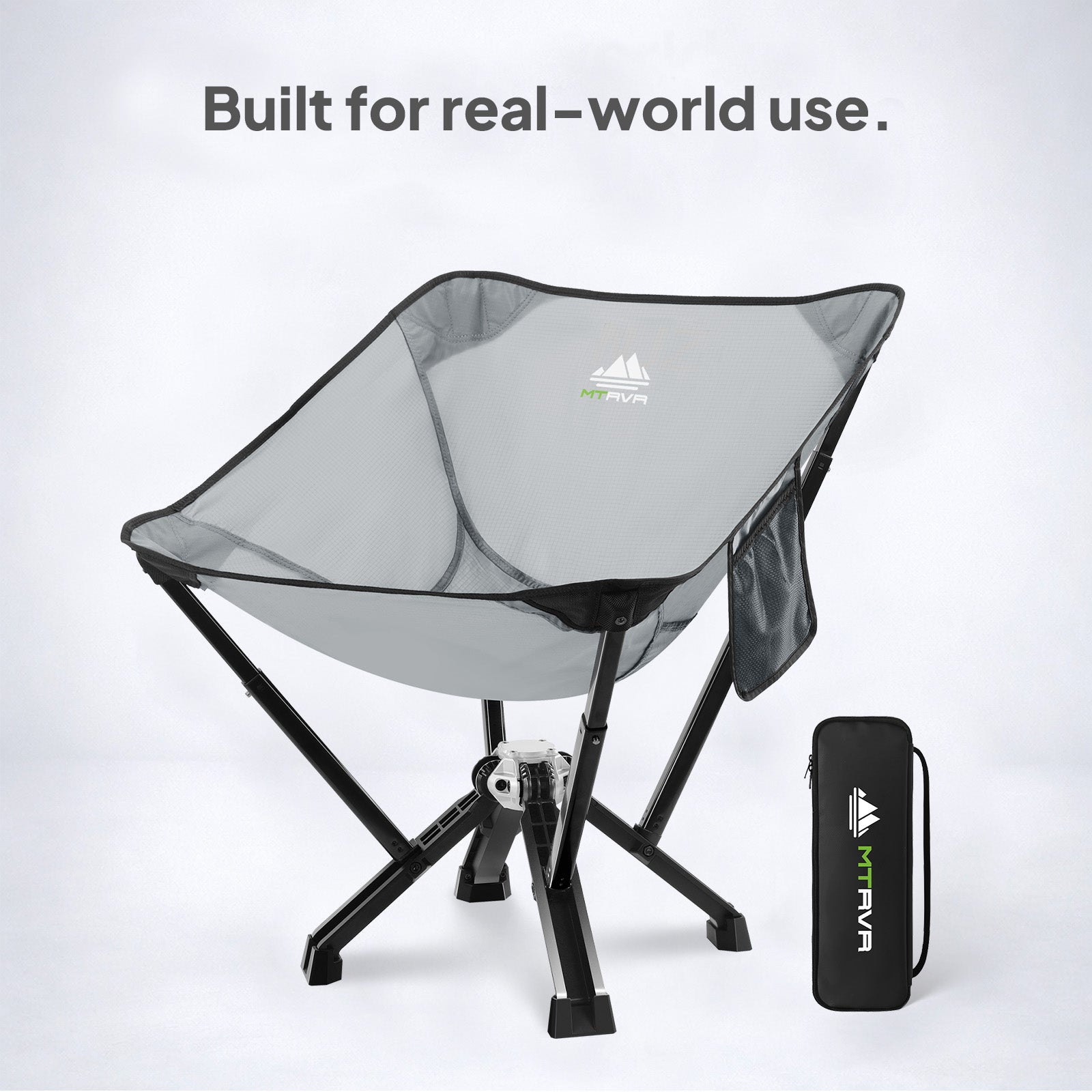 MTRVR Classic Camping Chair A - Heavy Duty Folding Chair 450 lbs Capacity