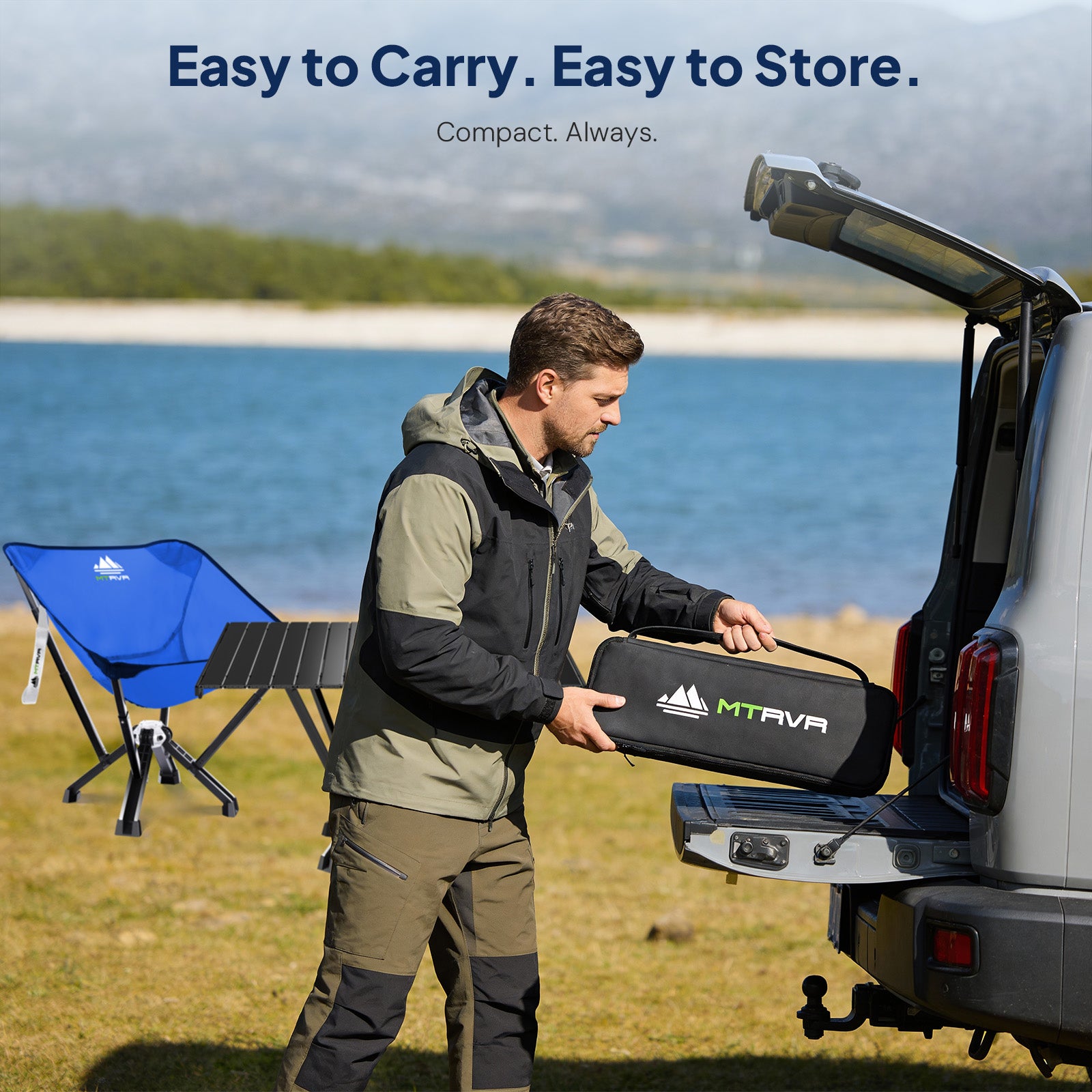 Heavy Duty Camping Chair 450 lbs | MTRVR Classic Folding Chair