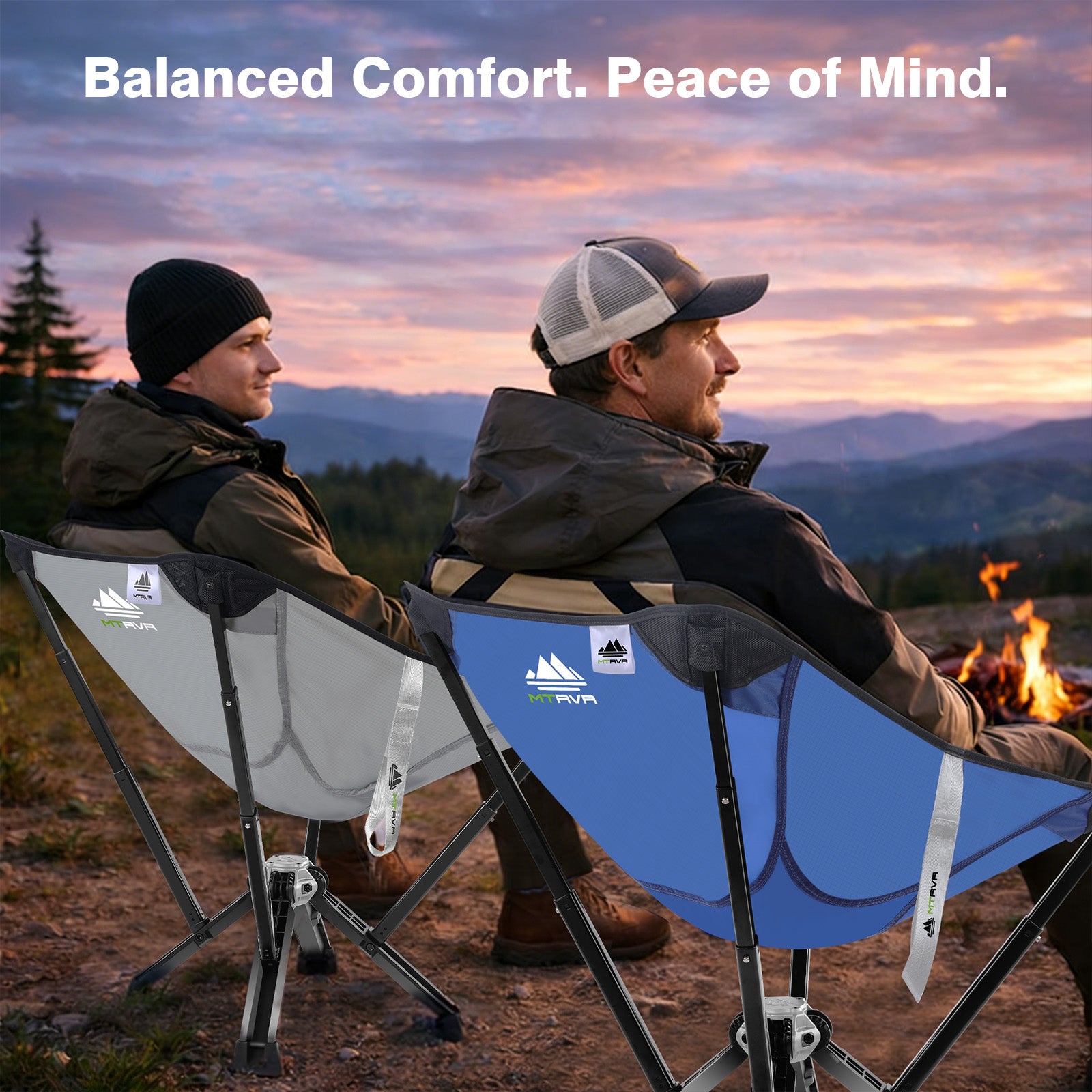 Heavy Duty Camping Chair 450 lbs | MTRVR Classic Folding Chair
