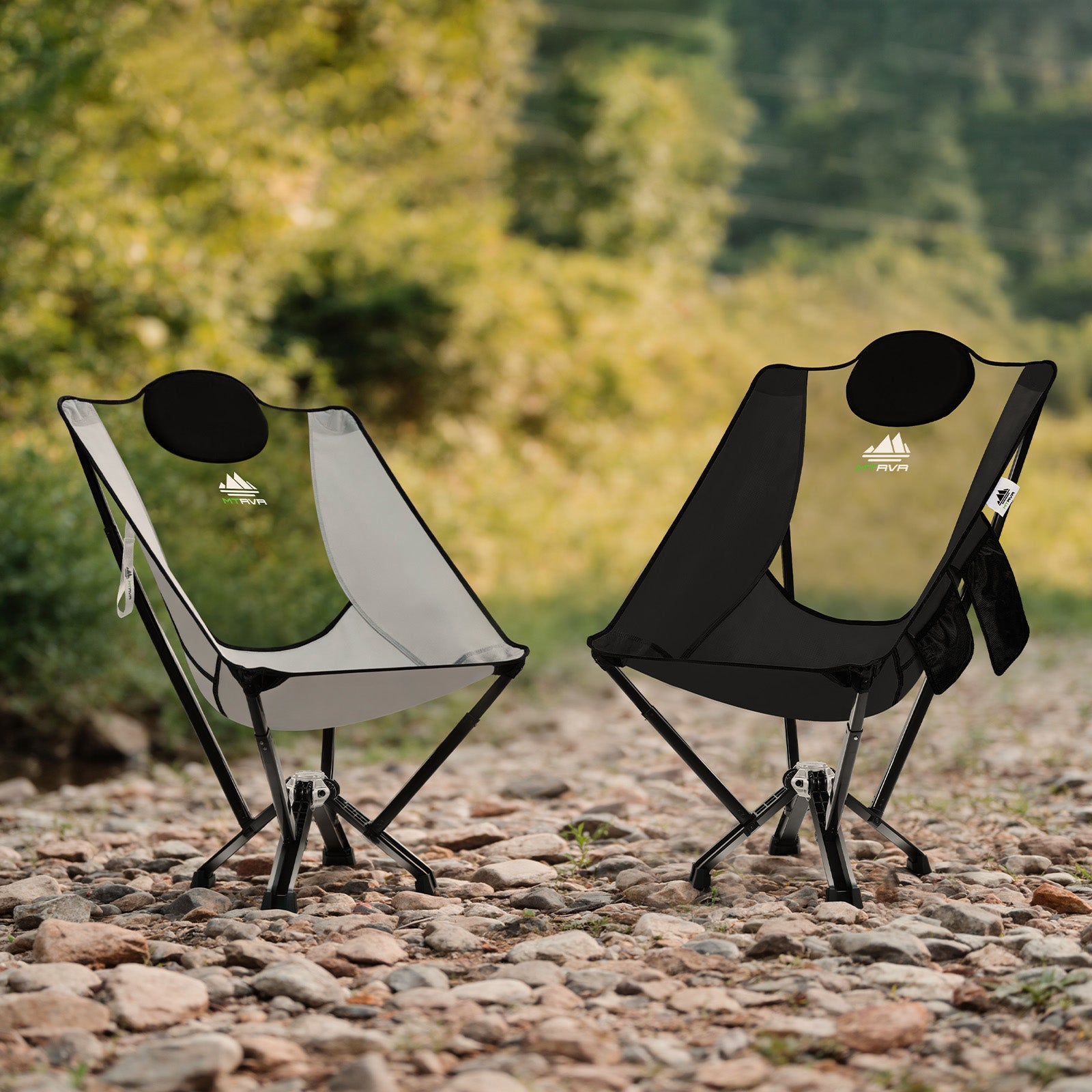 MTRVR High Back Camping Chair D - Heavy Duty Oversized Chair 450 lbs