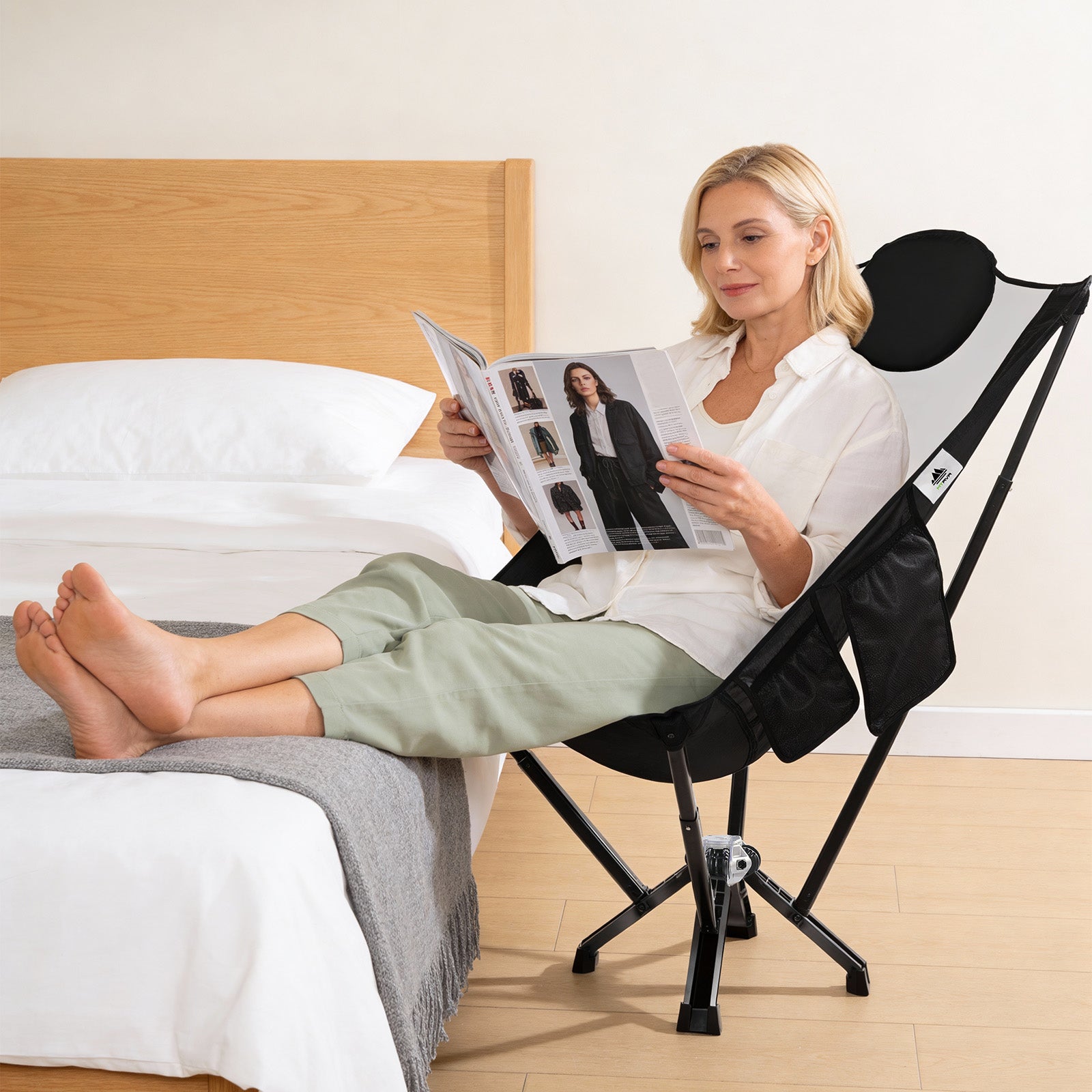 MTRVR High Back Camping Chair D - Heavy Duty Oversized Chair 450 lbs