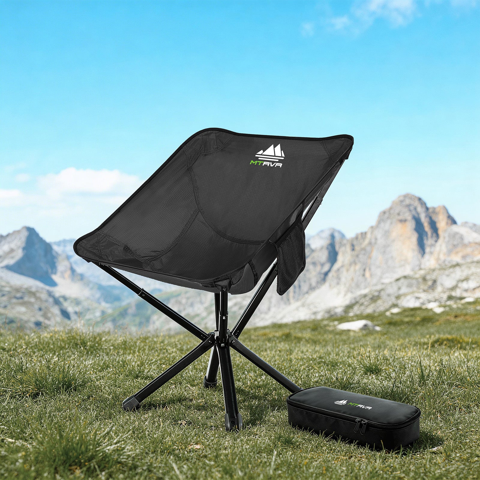 MTRVR Ultralight Backpacking Chair E - Compact Camping Chair 200 lbs