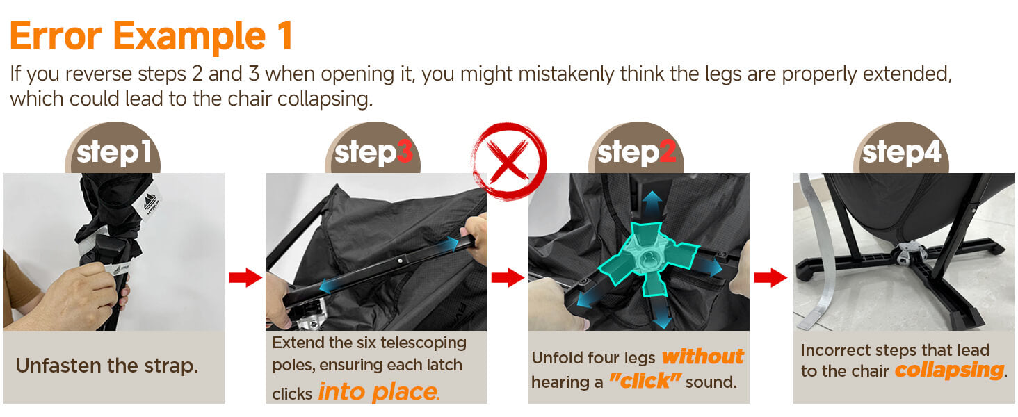 Error 1 portable camping chairs lounge chair indoor collapsible chairs portable camping chair