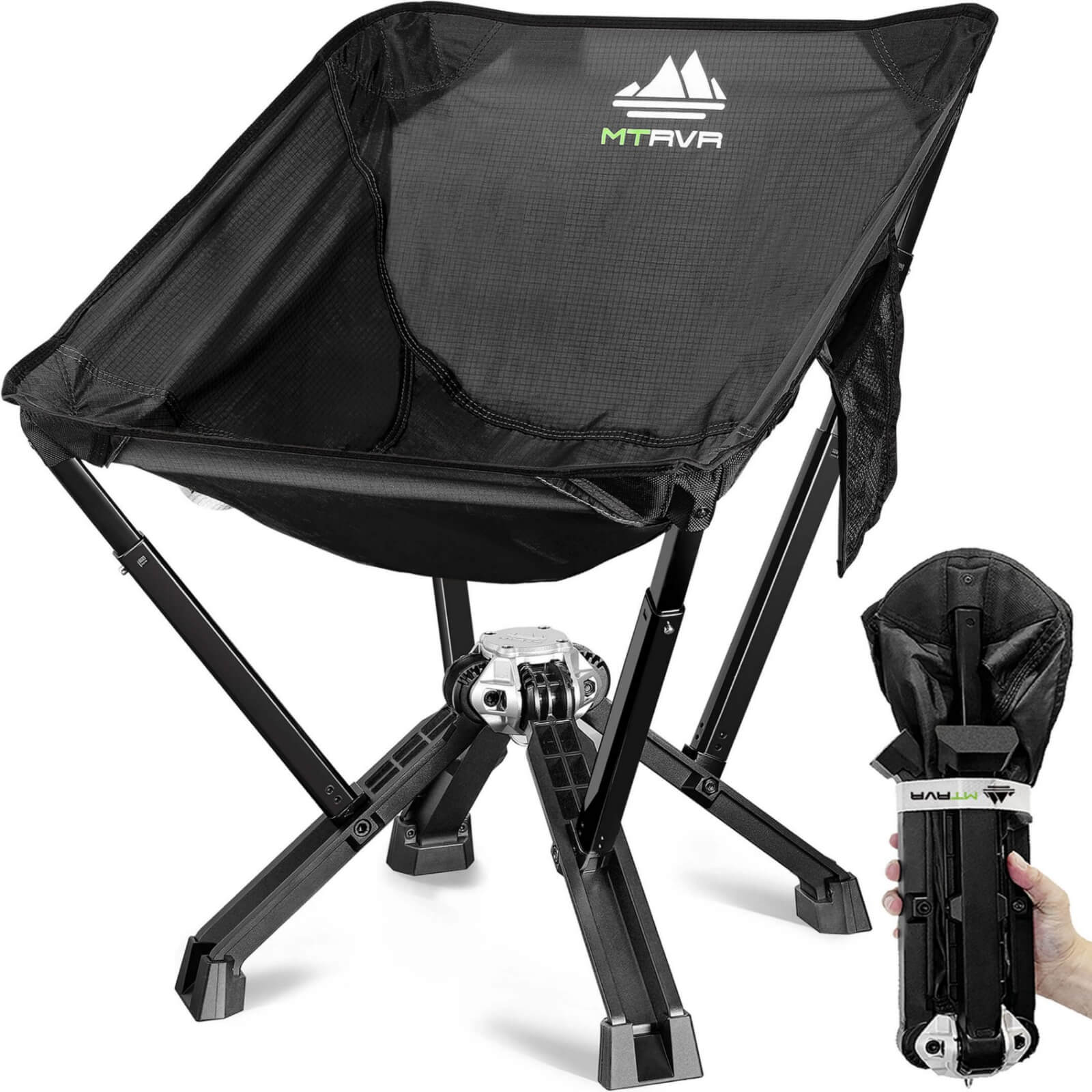 MTRVR Heavy Duty Folding Camp Chair for Camping Adults