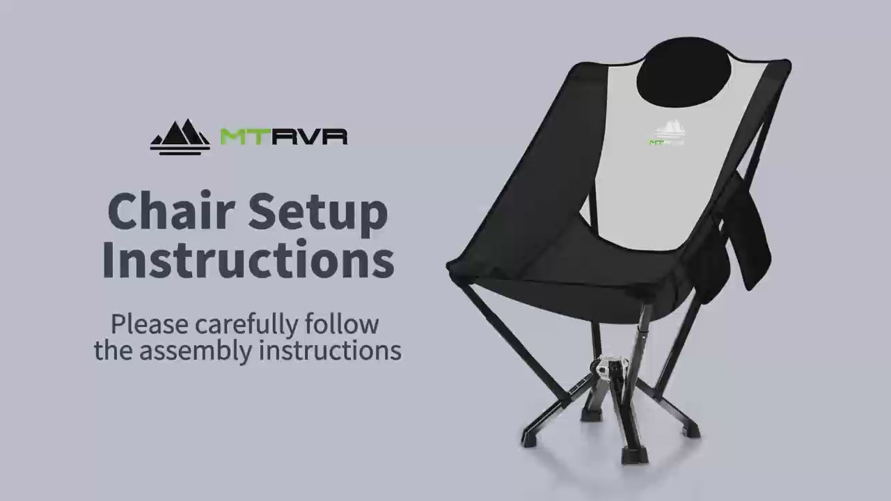 Big & Tall Camping Chair 450 lbs | MTRVR High Back Chair