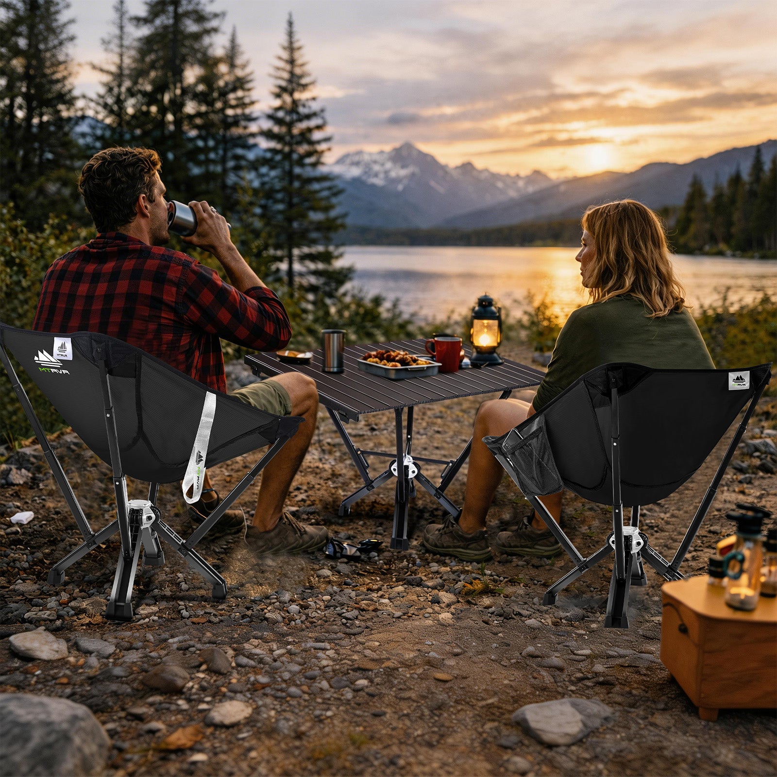 Heavy Duty Camping Table 380 lbs | MTRVR Aluminum Table