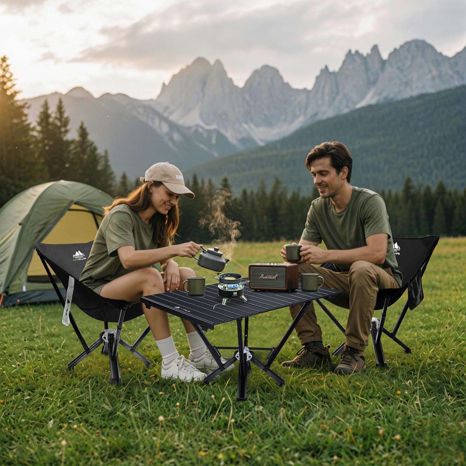 Heavy Duty Camping Table 380 lbs | MTRVR Aluminum Table
